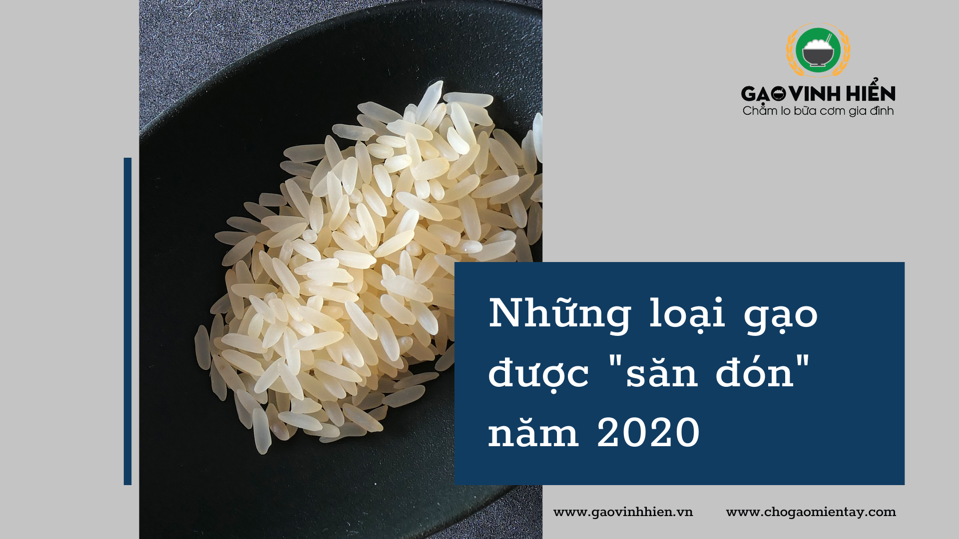 Những loại gạo được tìm kiếm nhiều nhất 2020