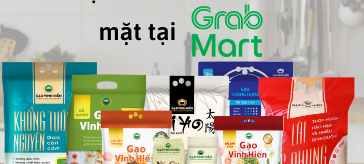 Gạo Vinh Hiển đã có mặt tại GrabMart