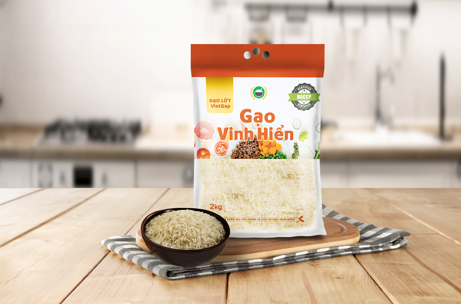 sản xuất gạo lứt VietGAP